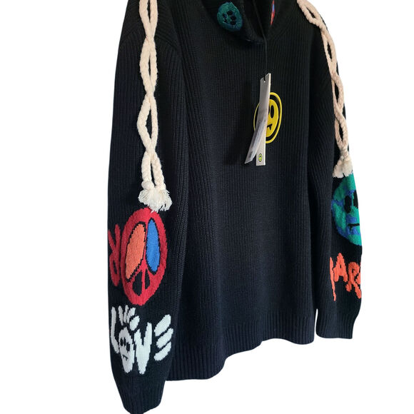 Barrow Logo-Embroidered Wool-Blend Jumper Sweater Unisex Size Small NWT - Picture 6 of 10